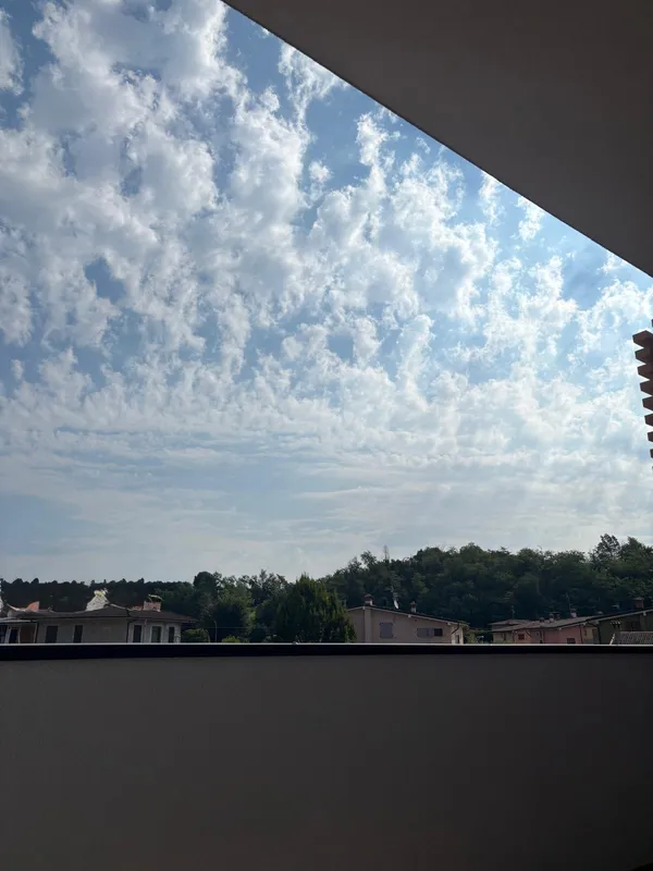 Vista dalla loggia verso le colline del Monte Netto